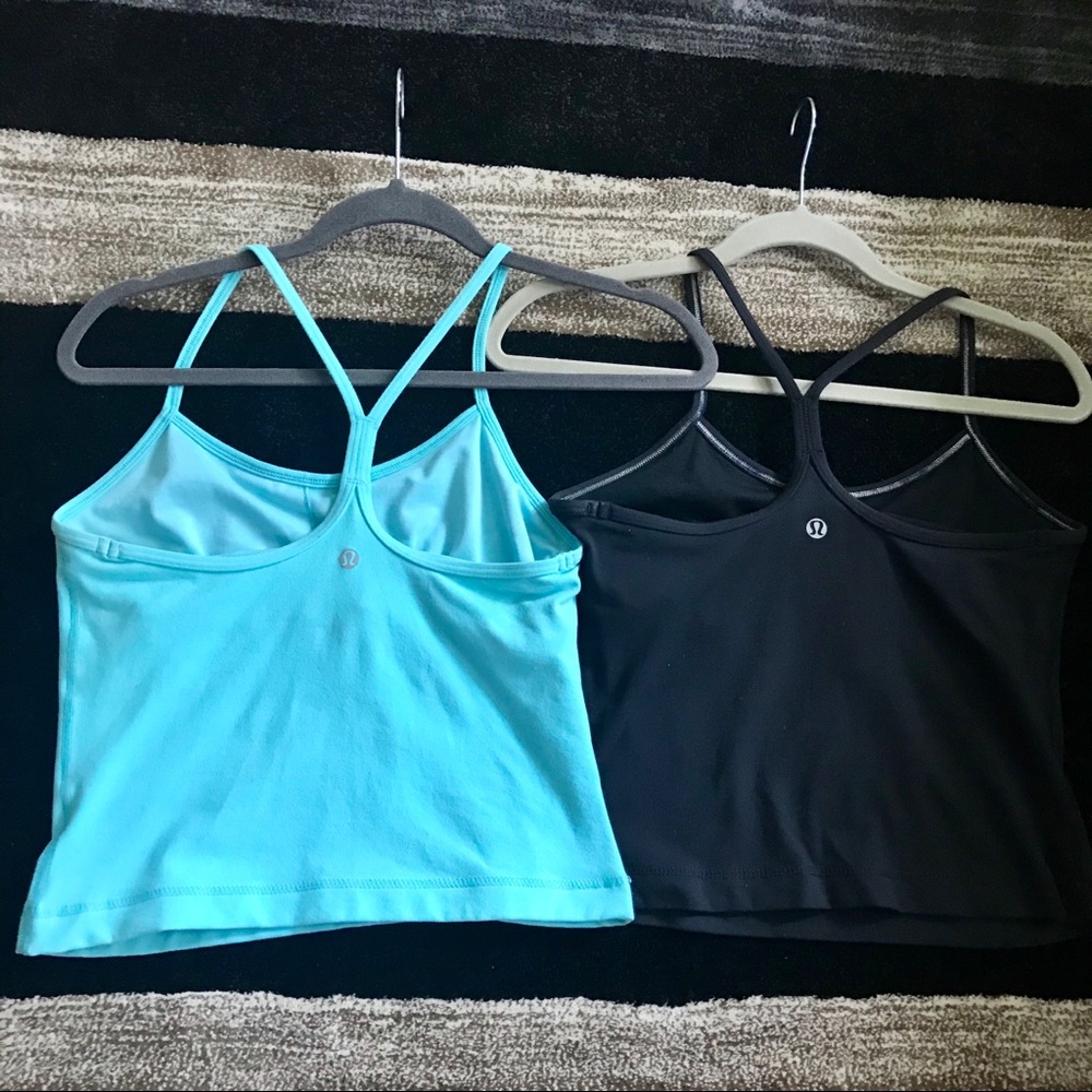2 Lululemon Power Y Tanks (hemmed)